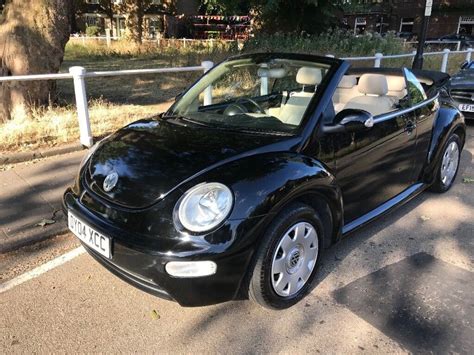 Black Vw Beetle Convertible 16 Petrol Manual In Ealing London