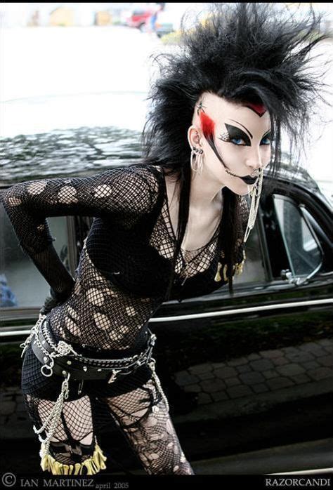 Imagen De Razor Candi Deathrock Fashion Punk Rock Girls Goth Model