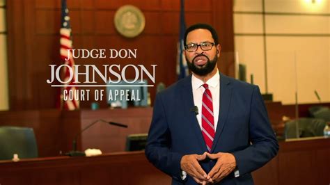 Judge Donald Don Johnson Announces Candidacy For Court Of Appeal