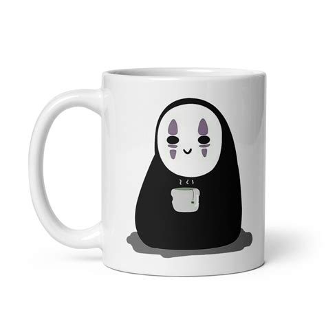 Spirited Away Mug Kaonashi No Face Drinking Tea Studio Ghibli Merch