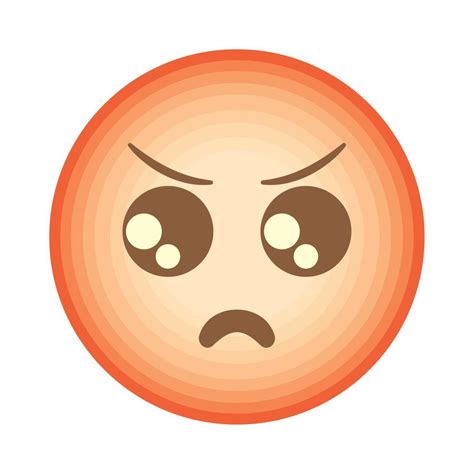 Red Angry Emoji 21387256 Vector Art At Vecteezy