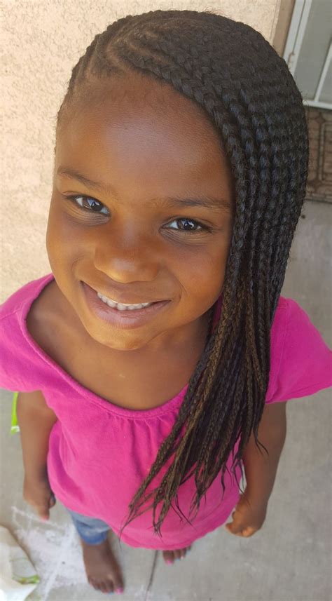 Unless your child was born with a head full of long hair short summer hairstyles have been so popular recently. Lemonade braids for kids | Cornrow hairstyles, Lemonade ...