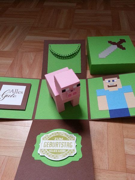 Weitere ideen zu bastelvorlagen, minecraft, basteln. Weiteres - Minecraft Explosionsbox zum Geburtstag - ein ...
