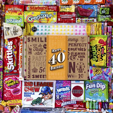 Buy Vintage Candy Co Retro Birthday Candy T Boxes Assorted Nostalgia Candies Variety From