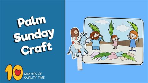 Palm Sunday Craft Triumphal Entry Into Jerusalem Youtube