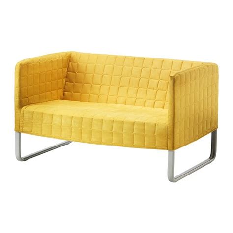 Knopparp Two Seat Sofa Bright Yellow Ikea