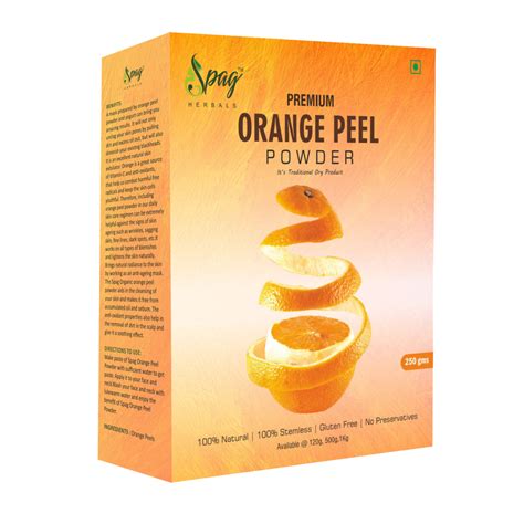 Orange Herbal Peel Powder Spag Herbals