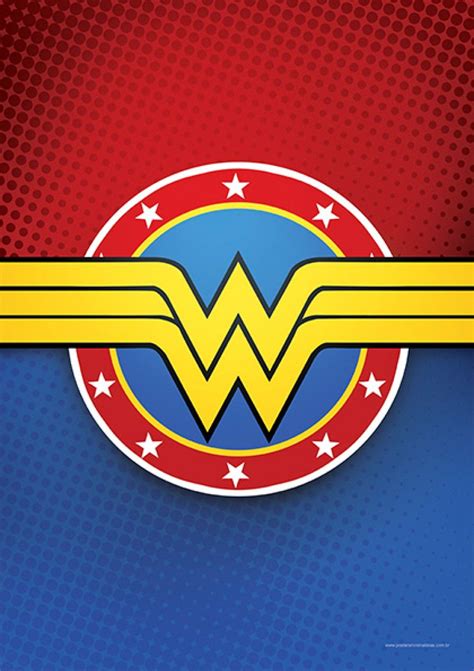 Wonder Woman Todos Arte Da Mulher Maravilha Super Herói Logotipo