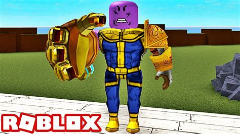 Je Deviens Thanos Roblox Youtube