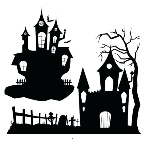 Haunted Mansion Silhouette At Getdrawings Free Download