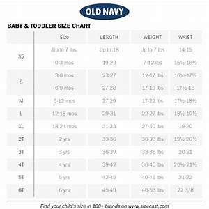 Old Navy Size Chart Baby Clothes Size Chart Baby Clothing Size Chart