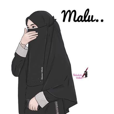 Foto Kartun Hijab Bercadar Nusagates