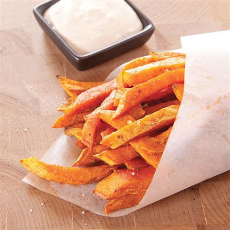 Sweet potatoes (12 to 14 ounces each), peeled, cut into narrow wedges. Sweet Potato Fries with Chipotle Dipping Sauce | Recipe ...