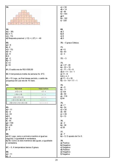 Atividade Matematica 7 Ano