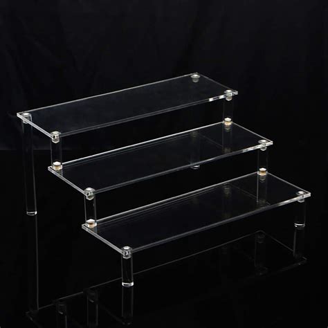 Acrylic Display Stands Clear Art Cosmetics Storage For Shows Rack