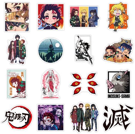 This is the entirety of our demon slayer collection! Demon Slayer sticker x3 pc （version 2） - Anime Station