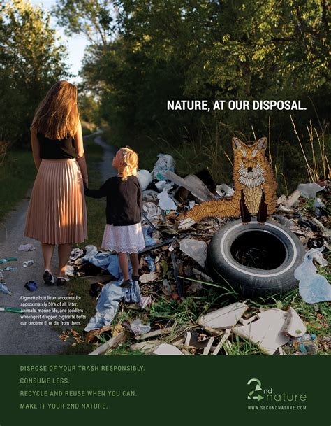 2nd Nature Anti Littering Social Awareness Campaign On Behance