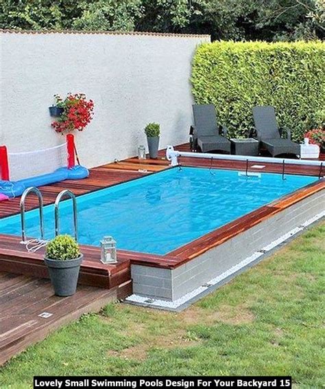 Lovely Small Swimming Pools Design For Your Backyard Homyhomee