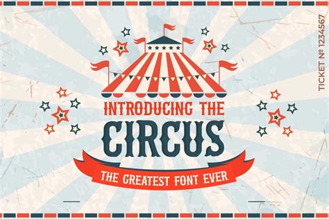 27 Best Circus Fonts For Fun Filled Designs