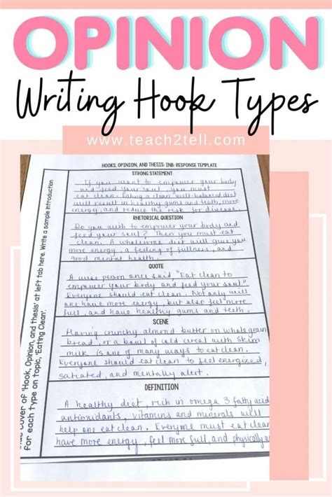 How To Teach Opinion Writing To 3rd 4th And 5th Graders Printables