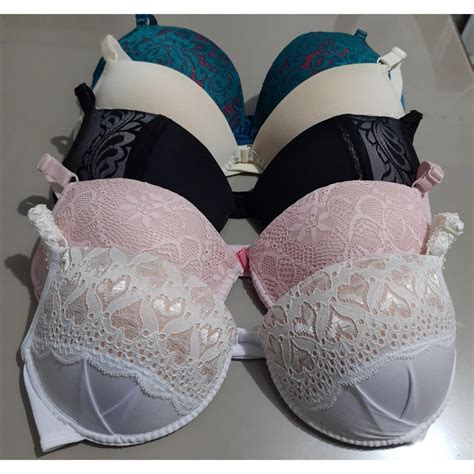 Kit Com 05 Conjuntos De Lingerie Calcinha E Sutiã Shopee Brasil