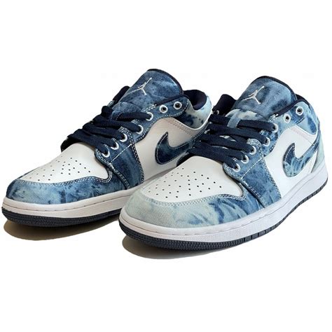 Купить кроссовки Nike Air Jordan 1 Low Washed Denim