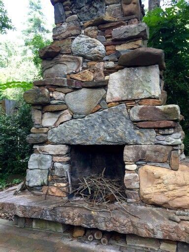 I Like With Images Rustic Outdoor Fireplaces Outdoor