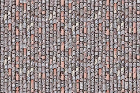Old Clay Roofing Texture Seamless 03403
