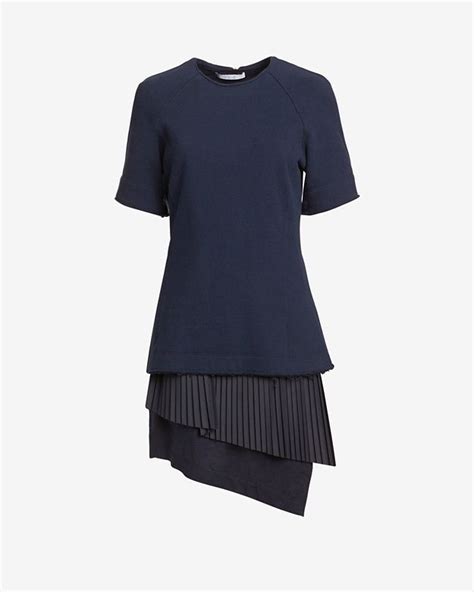 Derek Lam 10 Crosby 2 In 1 Pleated Dress Shop Intermixonline