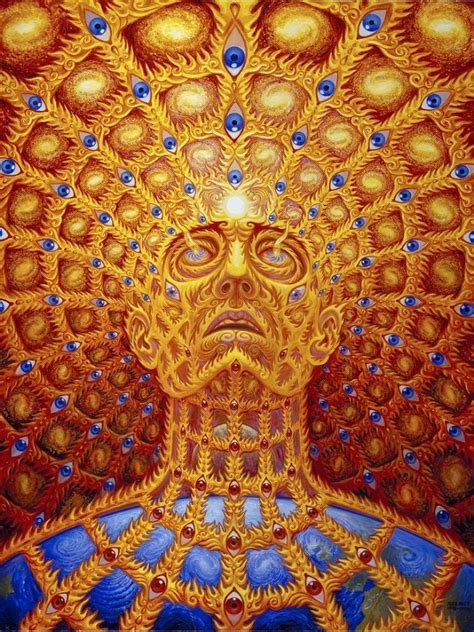 Discovery Through Transcendence Alex Grey Paintings Over Soul Alex