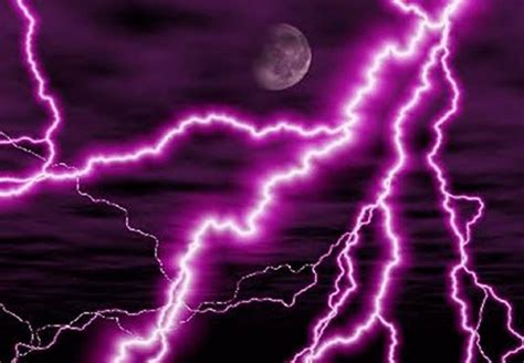 A collection of the top 40 purple anime scenery wallpapers and backgrounds available for download for free. Lightning Across (With images) | Purple lightning, Dragon ...