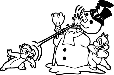 Chip And Dale Coloring Pages At Getdrawings Free Download