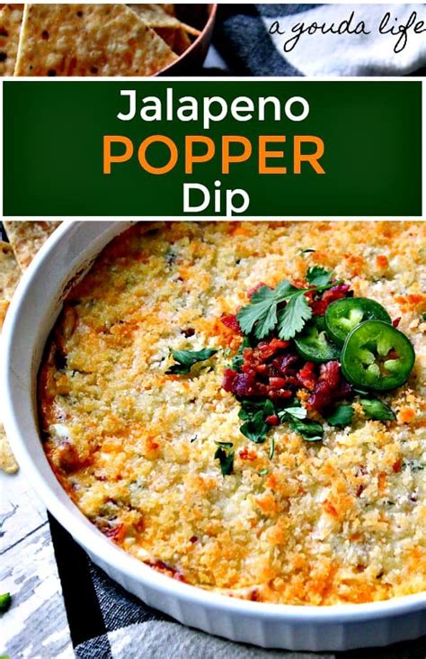 Jalapeno Popper Dip Bacon Cheese And Fresh Jalapeno ~ A