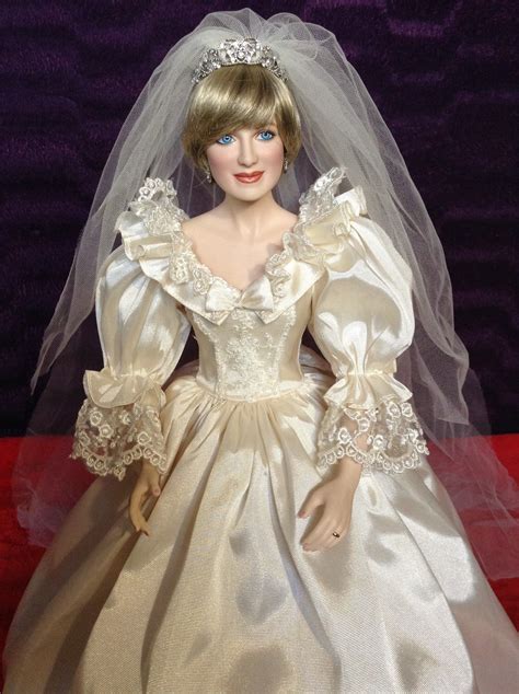 Princess Diana Wedding Doll Franklin Mint Heirloom Doll Etsy Uk