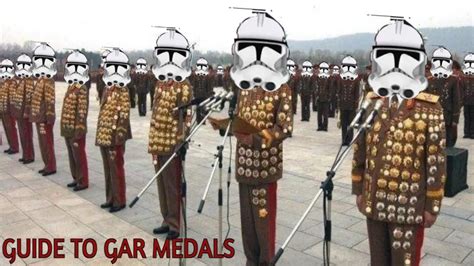 Gar Medals Explained Roblox Star Wars Youtube