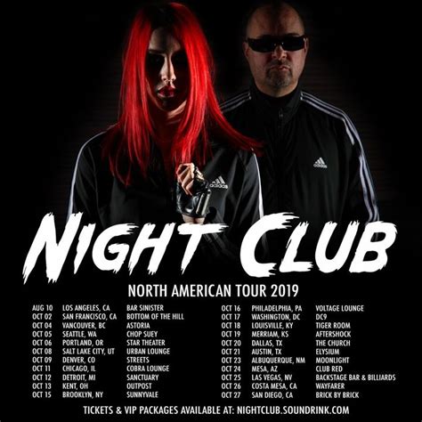 Night Club Tour Dates 2020 And Concert Tickets Bandsintown