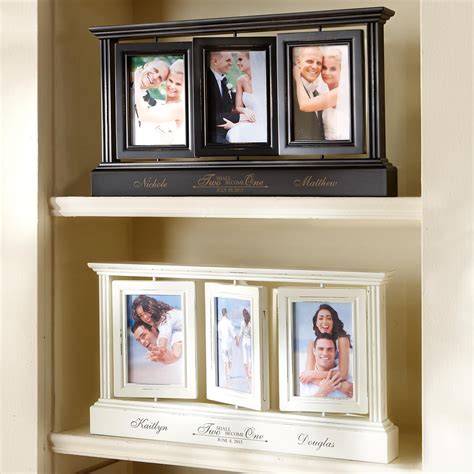 Personalized And The Two Shall Become One Triple Frame Ivory Personal