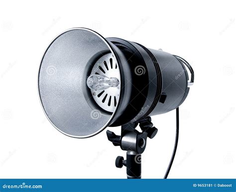 Studio Spotlight Stock Image Image Of Production Isolated 9653181