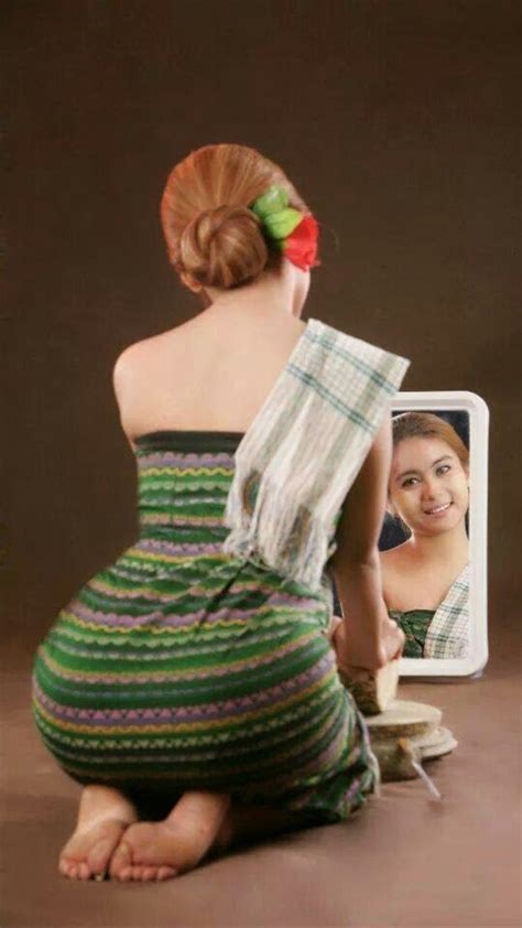 Shwe Zin Asian Model Girl Asian Dress Burmese Girls