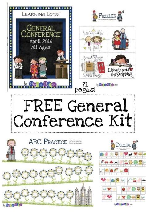 General Conference Printables