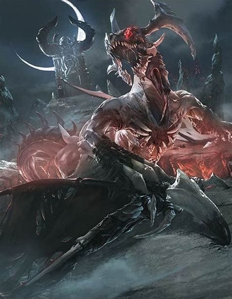 Artist Chun Lo Title Zombie Dragon Card Vicious Warlord Archon