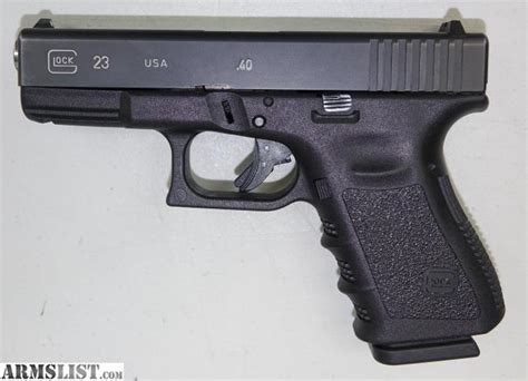 Armslist For Sale Glock Austria Model 23 40 Sandw Automatic Pistol