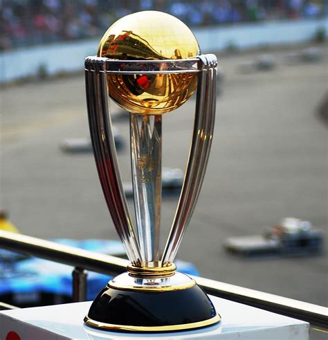 New trophy (fifa world cup trophy). The ICC Cricket World Cup trophy. The Cup that counts ...