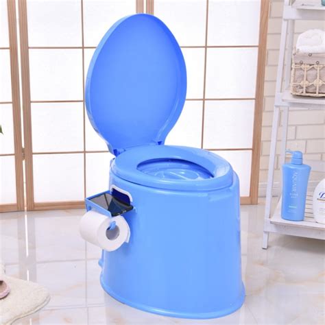 Portable Travel Toilet Compact Potty Bucket Seats With Waste Tank For Camping And Hiking Indoor