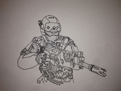 Call Of Duty Black Ops 2 Seals Sketch By Xenogenicofficial On Deviantart