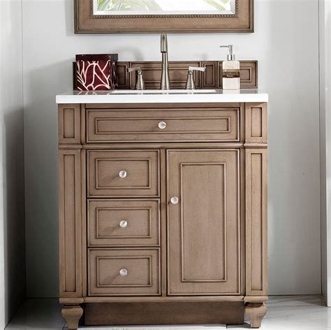 James Martin Vanities Bristol 30 In Vanity In Whitewashed Walnut With