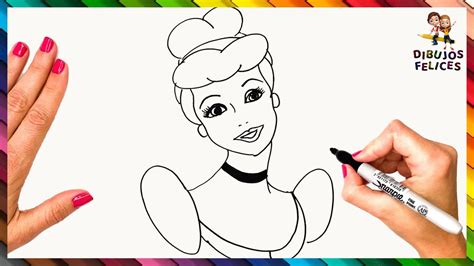 Cómo Dibujar A Cenicienta Paso A Paso Dibujos Para Niños YouTube