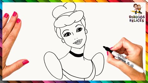 C Mo Dibujar A Cenicienta Paso A Paso Dibujos Para Ni Os Youtube