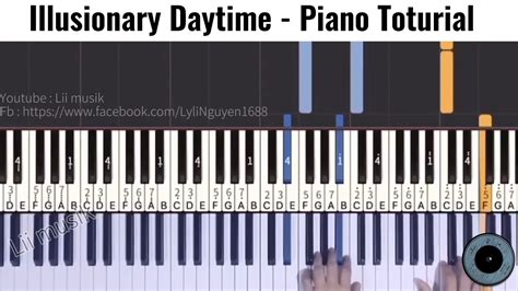 Everyone can see this score.  Liimusik  Illusionary Daytime- Piano Toturial ( tiktok ...