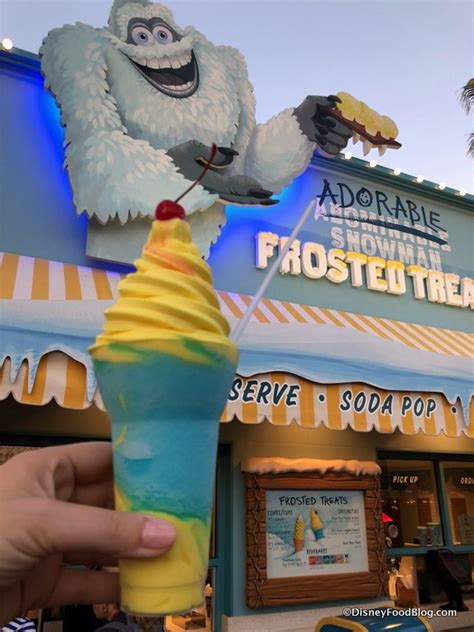 Review Adorable Snowman Frosted Treats On Pixar Pier At Disney California Adventure The
